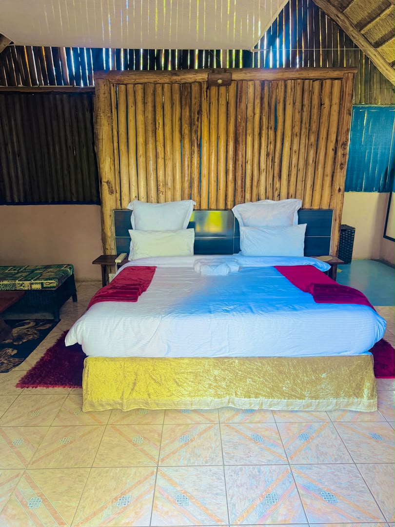 Hungwe Chalet bedroom view